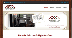 Desktop Screenshot of mountainlakehomebuilders.com